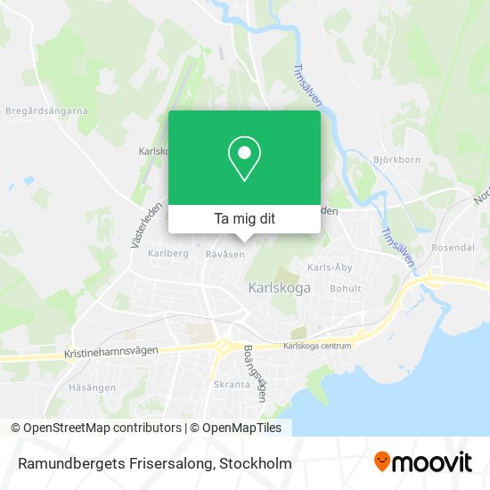 Ramundbergets Frisersalong karta