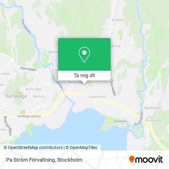 Pa Ström Förvaltning karta