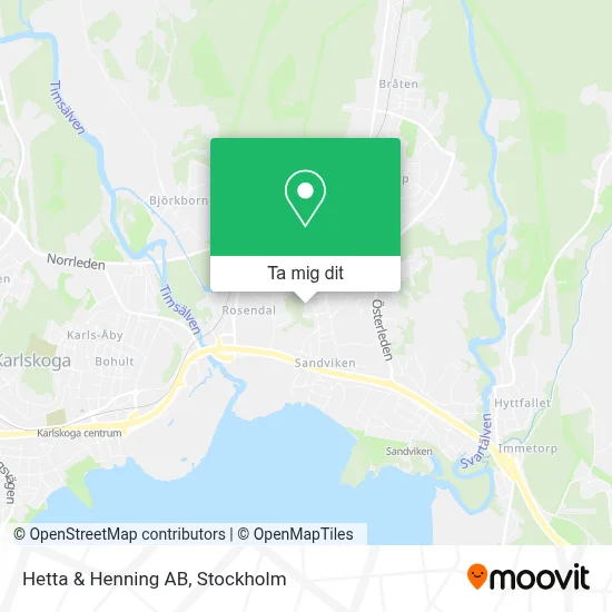 Hetta & Henning AB karta