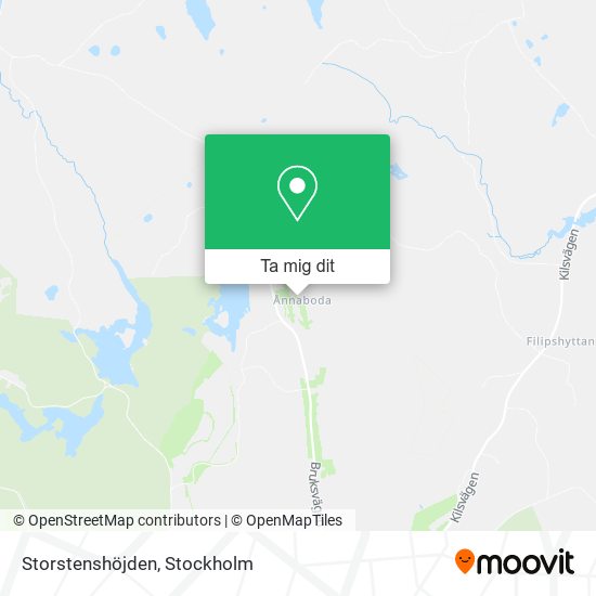 Storstenshöjden karta
