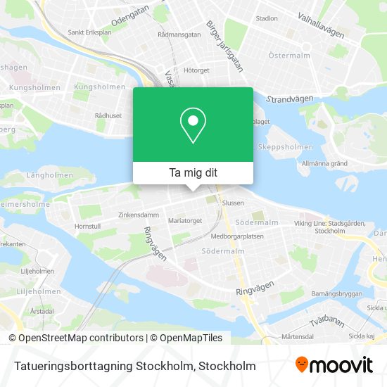 Tatueringsborttagning Stockholm karta