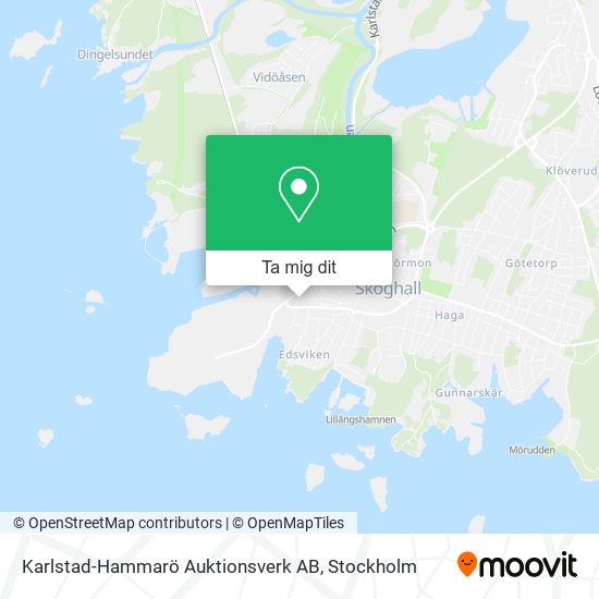 Karlstad-Hammarö Auktionsverk AB karta