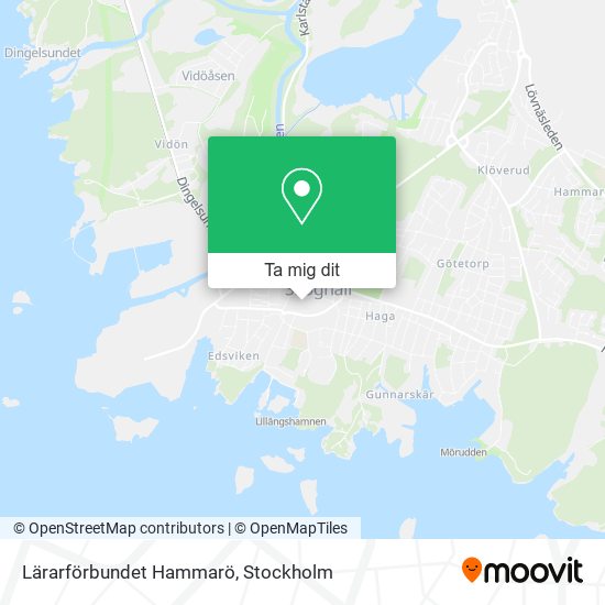 Lärarförbundet Hammarö karta