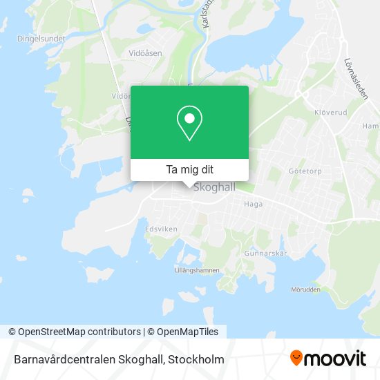 Barnavårdcentralen Skoghall karta