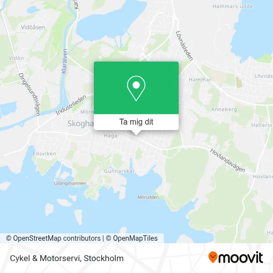 Cykel & Motorservi karta