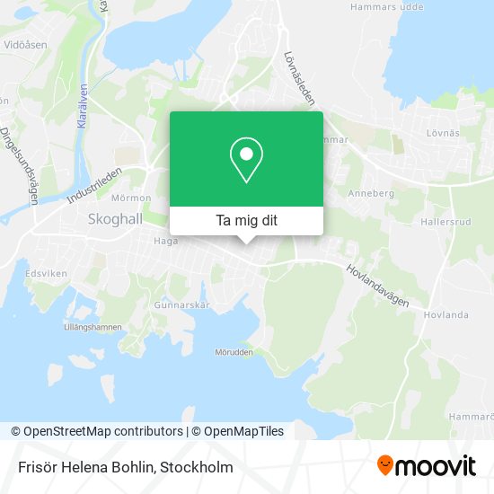 Frisör Helena Bohlin karta