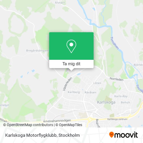 Karlskoga Motorflygklubb karta