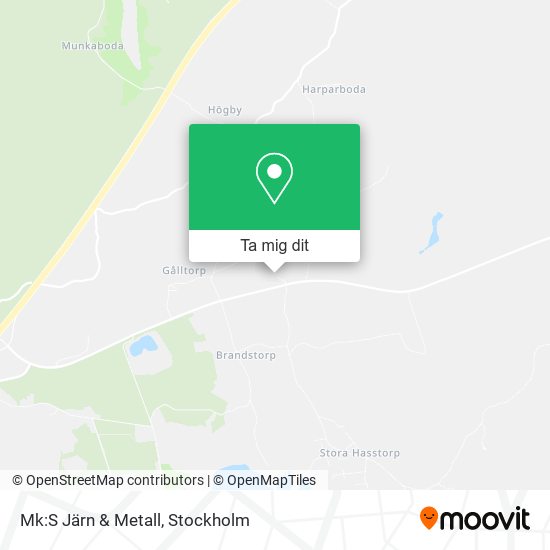 Mk:S Järn & Metall karta