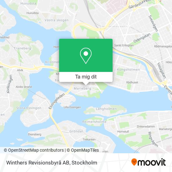 Winthers Revisionsbyrå AB karta