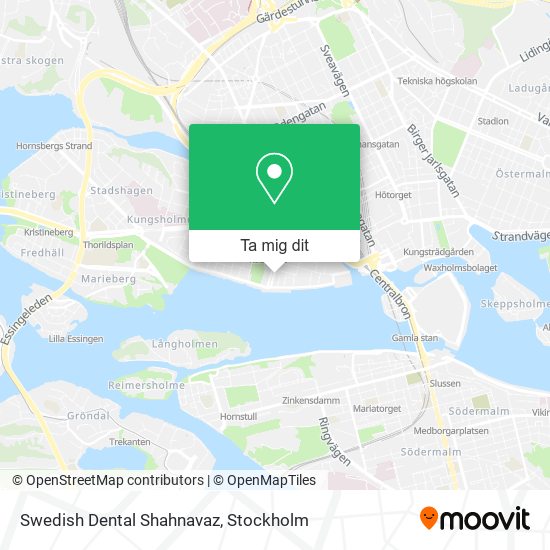 Swedish Dental Shahnavaz karta