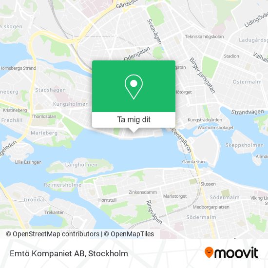Emtö Kompaniet AB karta