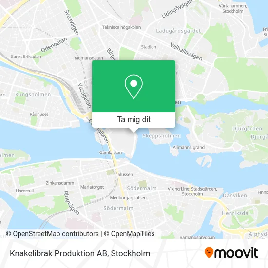 Knakelibrak Produktion AB karta