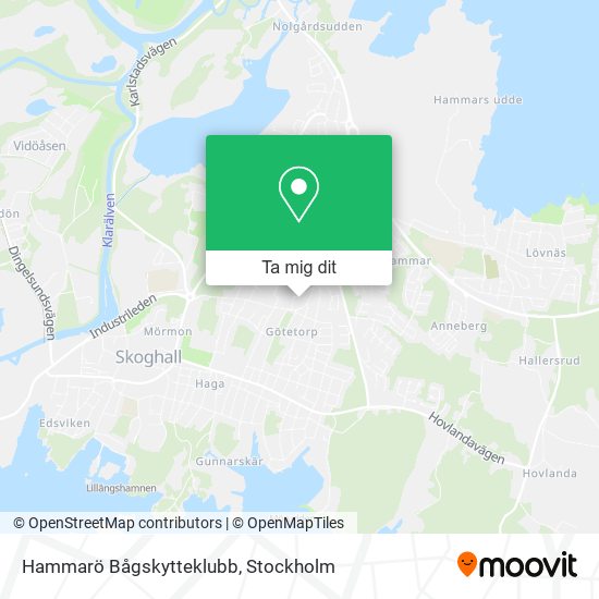 Hammarö Bågskytteklubb karta