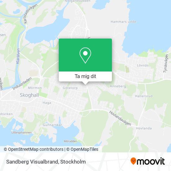 Sandberg Visualbrand karta
