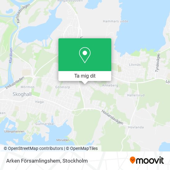Arken Församlingshem karta