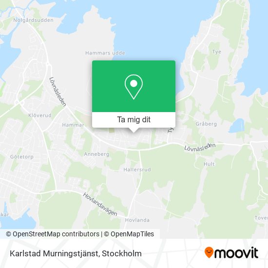 Karlstad Murningstjänst karta