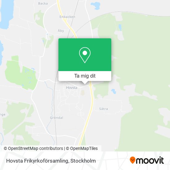 Hovsta Frikyrkoförsamling karta