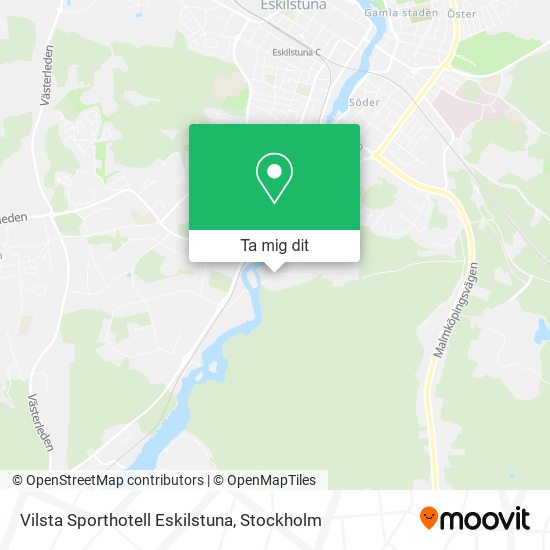 Vilsta Sporthotell Eskilstuna karta