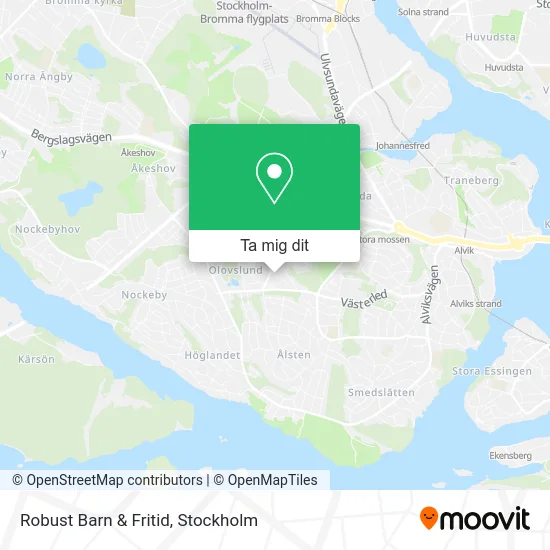 Robust Barn & Fritid karta