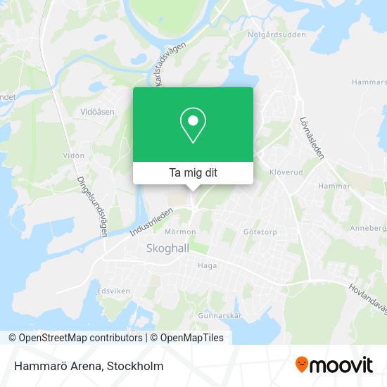 Hammarö Arena karta