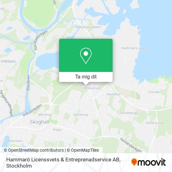 Hammarö Licenssvets & Entreprenadservice AB karta