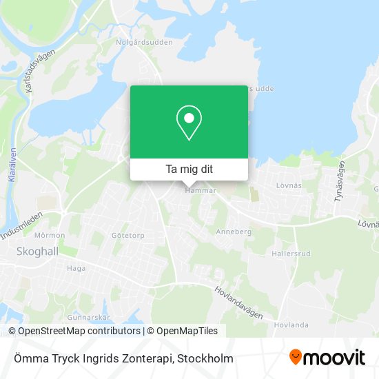 Ömma Tryck Ingrids Zonterapi karta