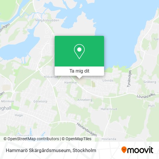 Hammarö Skärgårdsmuseum karta