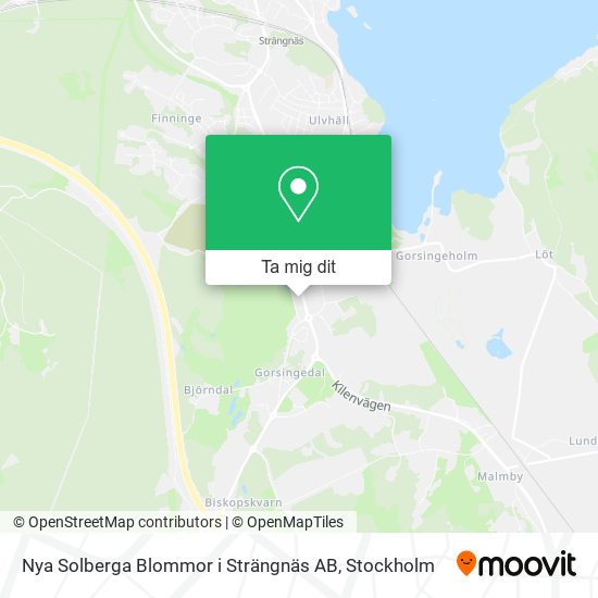 Nya Solberga Blommor i Strängnäs AB karta