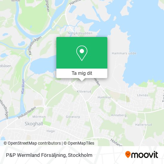 P&P Wermland Försäljning karta