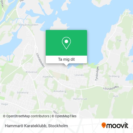 Hammarö Karateklubb karta