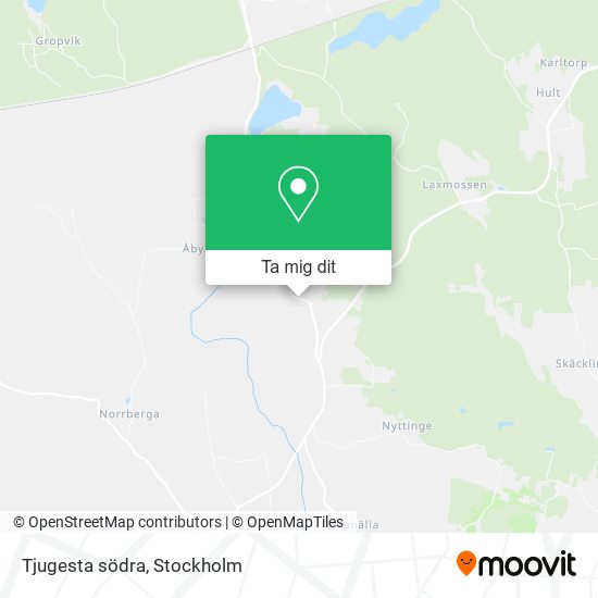 Tjugesta södra karta