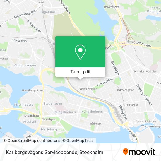 Karlbergsvägens Serviceboende karta