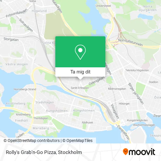 Rolly's Grab'n-Go Pizza karta