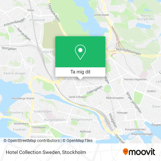 Hotel Collection Sweden karta