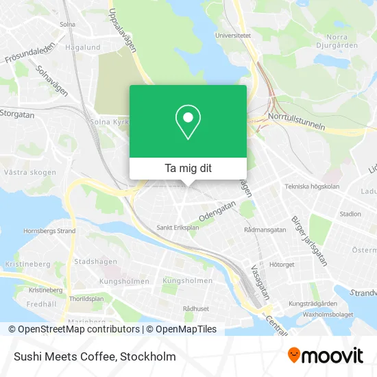 Sushi Meets Coffee karta