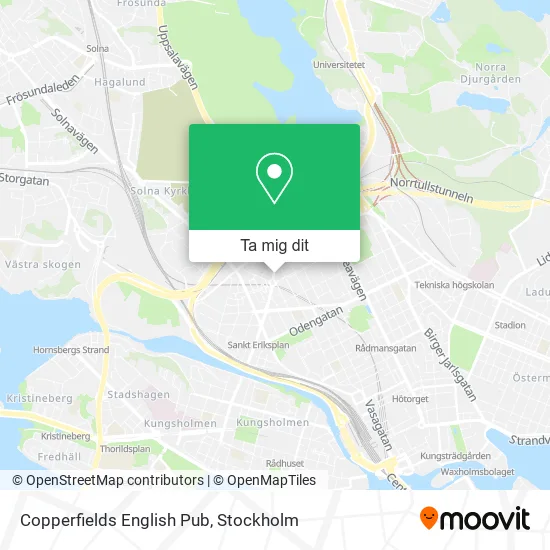 Copperfields English Pub karta