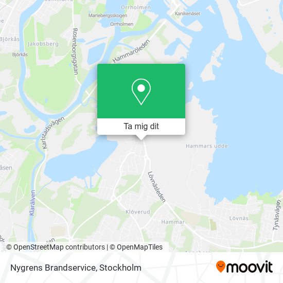 Nygrens Brandservice karta