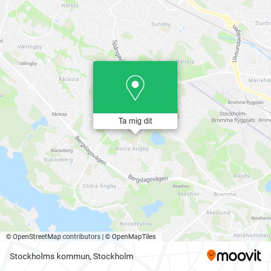 Stockholms kommun karta