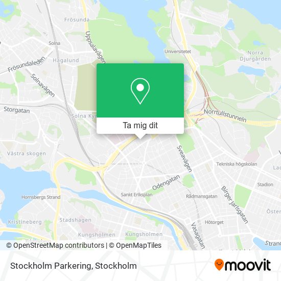 Stockholm Parkering karta
