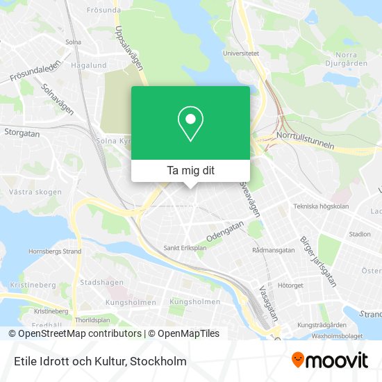 Etile Idrott och Kultur karta
