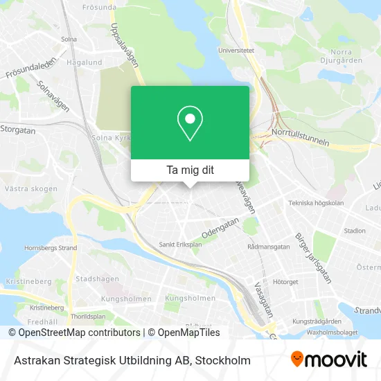 Astrakan Strategisk Utbildning AB karta