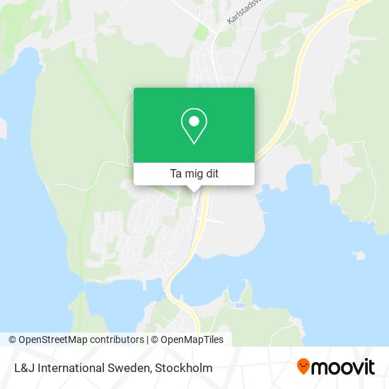 L&J International Sweden karta