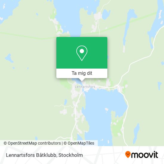 Lennartsfors Båtklubb karta