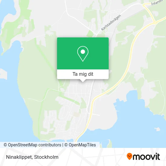 Ninaklippet karta