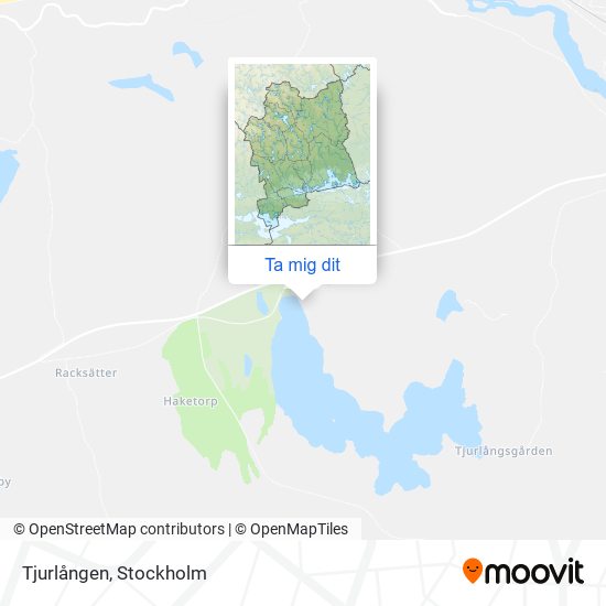 Tjurlången karta