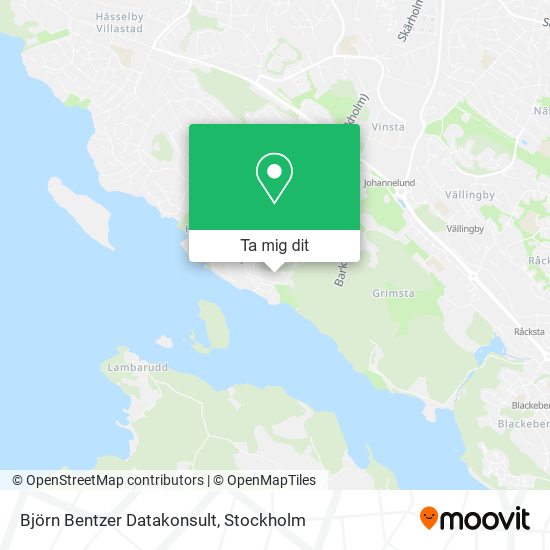 Björn Bentzer Datakonsult karta
