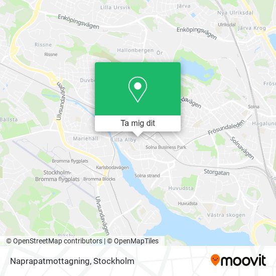 Naprapatmottagning karta