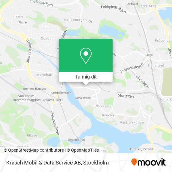 Krasch Mobil & Data Service AB karta