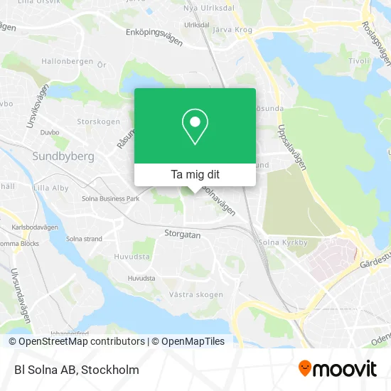 Bl Solna AB karta