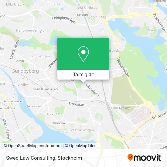 Swed Law Consulting karta